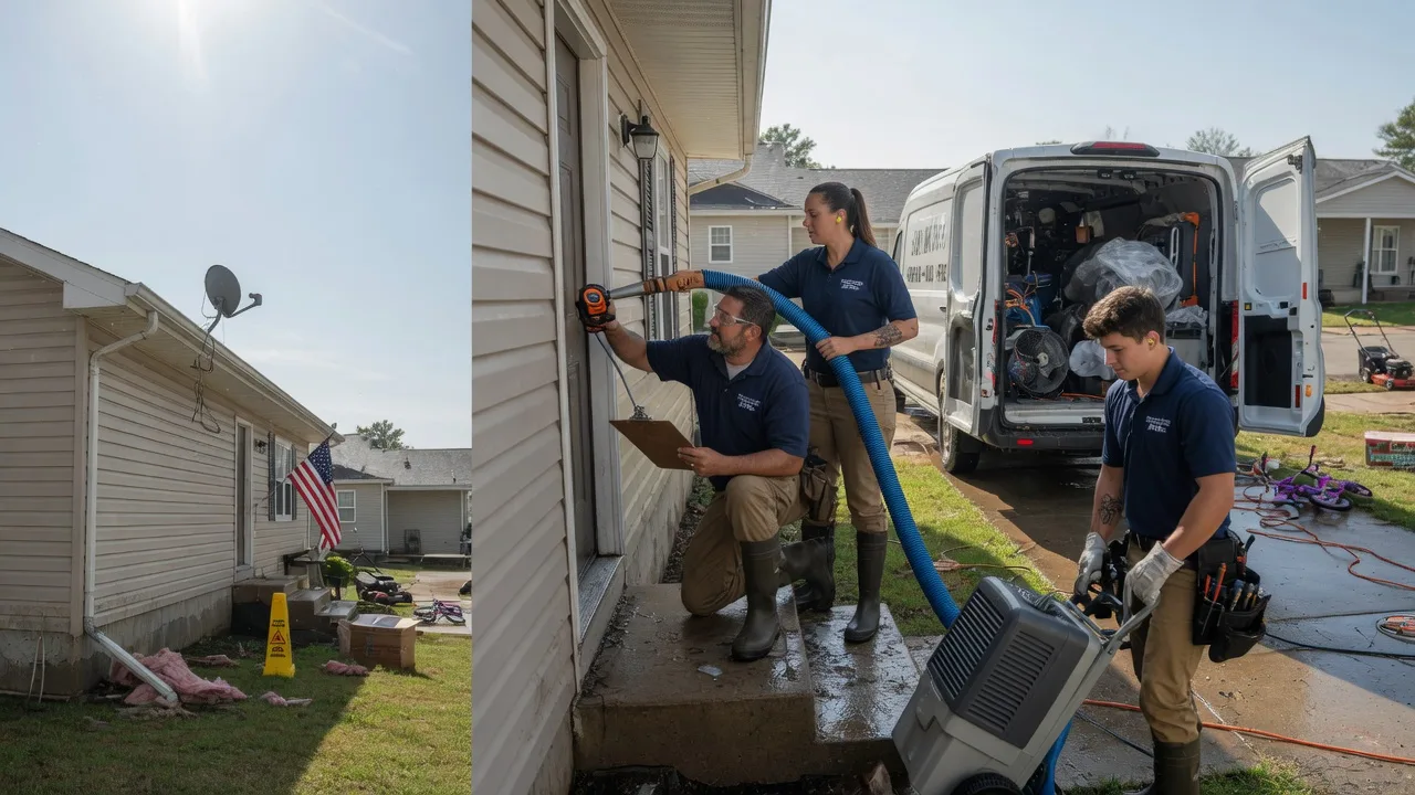 Ceiling Water Damage Restoration in Easton, MD near me